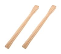 TEHAUX 2 Piezas Mango de Repuesto de Madera Beige para Azada Pequeña, Fácil de Instalar, Adecuado para Herramientas Manuales de Carpintería y Jardinería