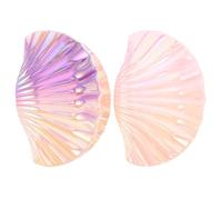 TEHAUX 2 Piezas Pinza Pelo de Concha Grande con Diseño de Mármol y Resina, Estilo Océano para Peinados Rápidos en Vacaciones y Eventos Sociales