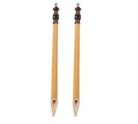 TEHAUX 2 Piezas Pluma de Caligrafía con Punta de Caña, Pluma de Inmersión Vintage de Caña Natural, Beige, Hecha a Mano, para Lettering y Escritura, para Artistas y Principiantes