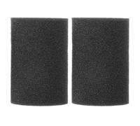TEHAUX 2 Piezas Tapón de Esponja Negro para Tubo de Altavoz y Subwoofer Aislamiento Acústico para Reparación DIY