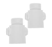 TEHAUX 2 Piezas Válvula Manual de Ducha Reguladora de Flujo G1/2 para Baño