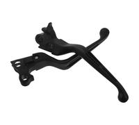 TEHAUX 2 Unidades Maneta de Freno y Embrague para Moto Negra Ajustable de | Juego Izquierdo y Derecho, Distancia Regulable, Agarre Antideslizante, Uso Diario y Offroad Motocross