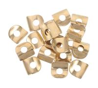 TEHAUX 20 Piezas de Arandelas de Cobre Dorado para Abrazadera de Tubo de Sillín Tornillo M5, Resistentes a UV, Ideales para Mantenimiento de Tijas de Bicicleta y Ciclismo al Aire Libre