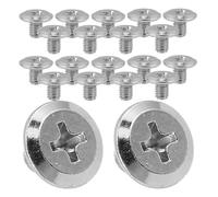 TEHAUX 20 Tornillos de Fijación para Cuchillas de Cortadora de Pelo Wahl8591/1919 Accesorios de Repuesto Plateados Kit de Reparación para Cortadoras Profesionales y Uso Doméstico