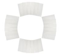 TEHAUX 20 Unidades Bolsa Organizadora de Brocas para Uñas 6 Compartimentos | Ventana Transparente, Diseño Plano y Material Plástico, para Herramientas de Manicura y Guardado Profesional