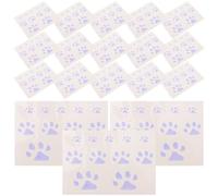 TEHAUX 20 Unidades Pegatinas Térmicas de Gato Cambio de Color por Temperatura para Muñeca y Pierna, Reutilizables, Diseño Minimalista Kawaii en Azul para Uso Diario y Maquillaje