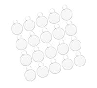 TEHAUX 200 Piezas Etiquetas de Nombre de Llave Etiquetas de Llave Redondas de Aluminio Blanco y Puerta Fáciles de Llevar Organizar en Casa y Vehículo