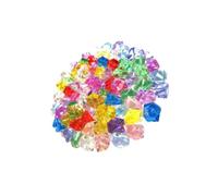 TEHAUX 200 Piezas Piedras Acrílicas Decorativas Piedra Artesanal Forma de Trozo de Hielo, Resina Sintética Transparente, para Decoración DIY de Teléfono, Peceras y Escritorio