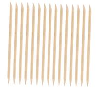 TEHAUX 200piezas Bastoncillo de Limpieza para Uñas de Palitos de Madera Empujadores de Cutículas Herramientas para Manicura y Pedicura Palitos para Cutículas