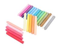 TEHAUX 24 Piezas Tizas Sin Polvo Tizas Lavables para Profesores para Aulas y Proyectos Artísticos Multiusos y Prácticas