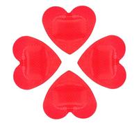 TEHAUX 25 en Forma de Corazón, Autoadhesivas, Impermeables Y Transpirables para Rasguños, Decoración Roja para San Valentín