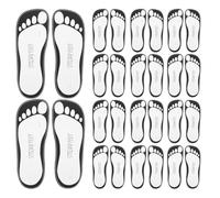 TEHAUX 25 Pares de Pegatinas Autoadhesivas Pies, Almohadillas Bronceadoras Antideslizantes Desechables, Protectores de Suela para Bronceado sin Sol, Uso Profesional para Cuidado