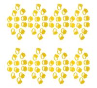 TEHAUX 250 Copas Hexagonales Desechables para Pegamento de Pestañas Soporte 7 Ranuras Tamaño Mini 35 X 5 MM Bandeja para Extensiones de Pestañas Profesional Kit Portátil para Salón