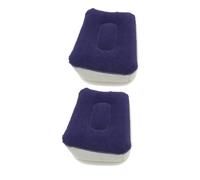 TEHAUX 2piezas Almohadillas Inflables para Pies Unidades De Ergonomicas para Viajes Casa Tren Vuelos Largos Cojines para Descansar Pies Colchoneta