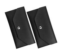 TEHAUX 2piezas Billetera de Dinero para Mujeres de Cuero Sintético Compartimentos Separados para Gestión del Presupuesto, Estilo Elegante y Práctico, Adecuado para Uso Diario Obsequio