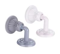 TEHAUX 2piezas Tope de Puerta de Silicona Autoadhesivo Accesorio Hogar Sujeta Puertas Fácilmente Baño o Cocina Gris y