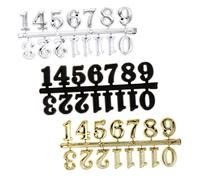 TEHAUX 3 juegos Conjunto de para Reloj de Pared de Árabes para Reparación y Reemplazo Accesorios de Reloj DIY