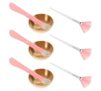 TEHAUX 3 Juegos Kit Profesional de Accesorios para Maquillaje Bol de Cuidado Facial, Aplicación Uniforme y Mejor Absorción, Adecuado para Salón y Viaje
