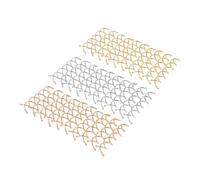 TEHAUX 30 Horquillas Espirales Cabello Set Multicolor 10 Doradas 10 Plateadas 10 Rosadas Pinzas de Resorte Tornillo para Peinados Accesorio Adecuado para Moños y Trenzas