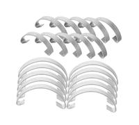 TEHAUX 30 Piezas Ganchos de Acero para Puertas de Jaulas de Aves y Conejos Multifuncionales y Resistentes para Organizar y Aprovechar Espacio el Hogar