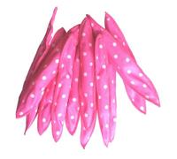 TEHAUX 30 Rulos Cabello Espuma Rosa en Forma de Orejas de Conejo, Herramientas para Rizar el Sueño sin Daño, Rizadores Suaves para Madre y Hija