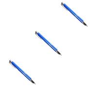 TEHAUX 3piezas Bolígrafo De Metal Recargable Luz Led Bolígrafo De Escritura Elegante y Cómodo para Oficina Diseño Ergonómico para y Uso Diario