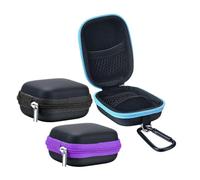 TEHAUX 3piezas Estuche Rígido de Eva para Transportar Aceites Esenciales Organizador Portátil Pequeño para Botellas de Perfume Bolsa de Viaje para Aceites Esenciales Unidades Organizador