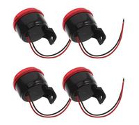 TEHAUX 4 Bocinas de Alarma para Coche Bocina Fuerte Sistema de Altavoces Resistente a Humedad para Vehículo Accesorios de Alarma para Camión y Automóvil de