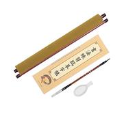 TEHAUX 4 piezas Escritura de Agua Cepillo y Plato para Caligrafía Herramientas Prácticas para Pintura y Escritura Chinesa