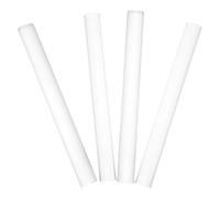 TEHAUX 4 Piezas Rodillos Acrílicos Transparentes para Modelar Arcilla Diseño Hueco y Sólido Antideslizante Herramienta Ligera para Escultura Modelado y Repostería DIY