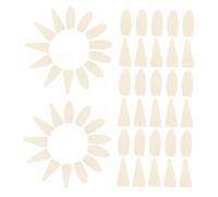 TEHAUX 40 Piezas Cabezales de Esponja para Borrar y Difuminar Bocetos Recambios de Algodón para Técnicas de Sombreado y Mezcla de Colores