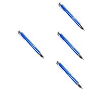 TEHAUX 4piezas Bolígrafo De Metal Recargable Luz Led Diseño Elegante para Oficina y Escritura Diaria