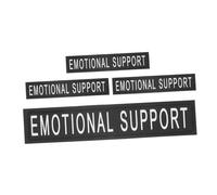 TEHAUX 4piezas Parches Reflectantes para Ropa Arneses de Perros Chalecos de Servicio para Caminar de Noche y Aumentar la Seguridad de Tu Mascota