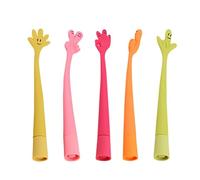 TEHAUX 5 Piezas bolígrafo suministros para estudiantes de los estudiantes material de oficina papelería de aprendizaje pluma de escritura creativa flexible pluma de escribir niño