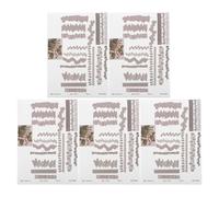 TEHAUX 5 Piezas de Pegatinas Adhesivas para Suelo de Imitación de Piedra 3D, Azulejos Recortables para Mini Casas de Muñecas, Pavimento para Bandejas de Arena Zen y Decoración de