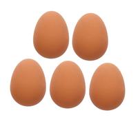 TEHAUX 5 Piezas Juguete Interactivo para Perros Huevos Simulados de Caucho Elástico para Cachorros y Perros Pequeños Pelota Rebotadora Divertida y Segura para Morder Estimulante Casa y