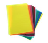 TEHAUX 50 Hojas Papel Celofán Láminas Translúcidas para Manualidades Escolares Envoltorios de y Proyectos Artísticos Infantiles Material Creativo para Aprendizaje y Decoración Luminosa