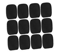 TEHAUX 50 piezas Mini Cubiertas de Espuma para Micrófono Negras Protección Resistente contra Ruido para Micrófonos de Solapa y Auriculares Compatibles y Fáciles de Instalar para Uso