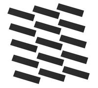 TEHAUX 50 Piezas Unidades de Fundas para Bolígrafos Negro con Ventana Estuches Individuales para Estilográficas y Lápices Organizadores Compactos para Regalos y Profesional o Personal