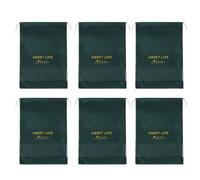 TEHAUX 6 Bolsas para Guardar Zapatos Portátiles de Viaje Organizadores de Zapatos No Tejidos Cordón para Mantener Limpios y Protegidos Durante Desplazamientos