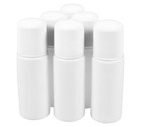 TEHAUX 6 Botellas Aplicadoras de Esponja de 30 Ml Frascos de Plástico Vacíos Reutilizables Dispensadores Portátiles a Prueba de Fugas para Líquidos Cosméticos y Correctores Térmicos