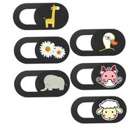 TEHAUX 6 Piezas Cubiertas Cámara Web para Ordenador y Tablet Protección Privacidad Anti-Hacking y Duraderas Fácil Transporte