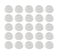 TEHAUX 64 Almohadillas Adhesivas Transparentes para Topes de Puerta de Armario Parachoques de Silicona 12X4 MM para Amortiguación y Reducción de Ruido en Gabinetes y Cajones Domésticos