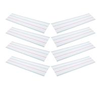 TEHAUX 8 Pegatinas Magnéticas Diseño de Rejilla de Líneas Múltiples, Reutilizables Plástico para Placas de Identificación para Oficina y Pizarras