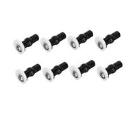 TEHAUX 8 piezas Tornillos de Expansión para Asiento de Inodoro Kit de Fijación con Tornillos y Plugs de Goma Abs para Tapadera Wc Instalación Fácil y Compatible Mayoría de Tazas