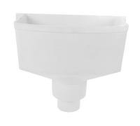 TEHAUX Adaptador Conector de Drenaje de Agua de Lluvia Pvc 110x75 Mm para Sistema Captación Agua Pluvial, Canal para Bajante, Uso en Techumbre y Recogida de Lluvia, 1 Unidad