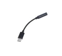 TEHAUX Adaptador de Audio USB C a 3, 5mm Negro de Plástico, Reversible