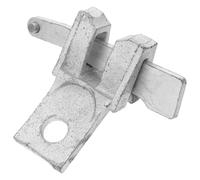 TEHAUX Adaptador Fijo para Andamio Adaptador de Andamio Reemplazable Acero Plata Conexión Segura Superficie Fácil de Limpiar Proyectos de Construcción