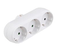 TEHAUX Adaptador Triple de Enchufe de Pared con Protección de Sobretensiones de Corriente para Casa Oficina y Barco Diseño Estético y Duradero Compatible con Voltaje