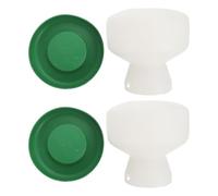 TEHAUX Alimentador Automático para Pájaros y Loros 2piezas de Plástico Dispensador de Agua para Jaulas Que Previene Mordeduras y Facilita el Suministro